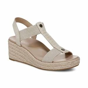 NEW VIONIC women's calera wedge sandal in cream